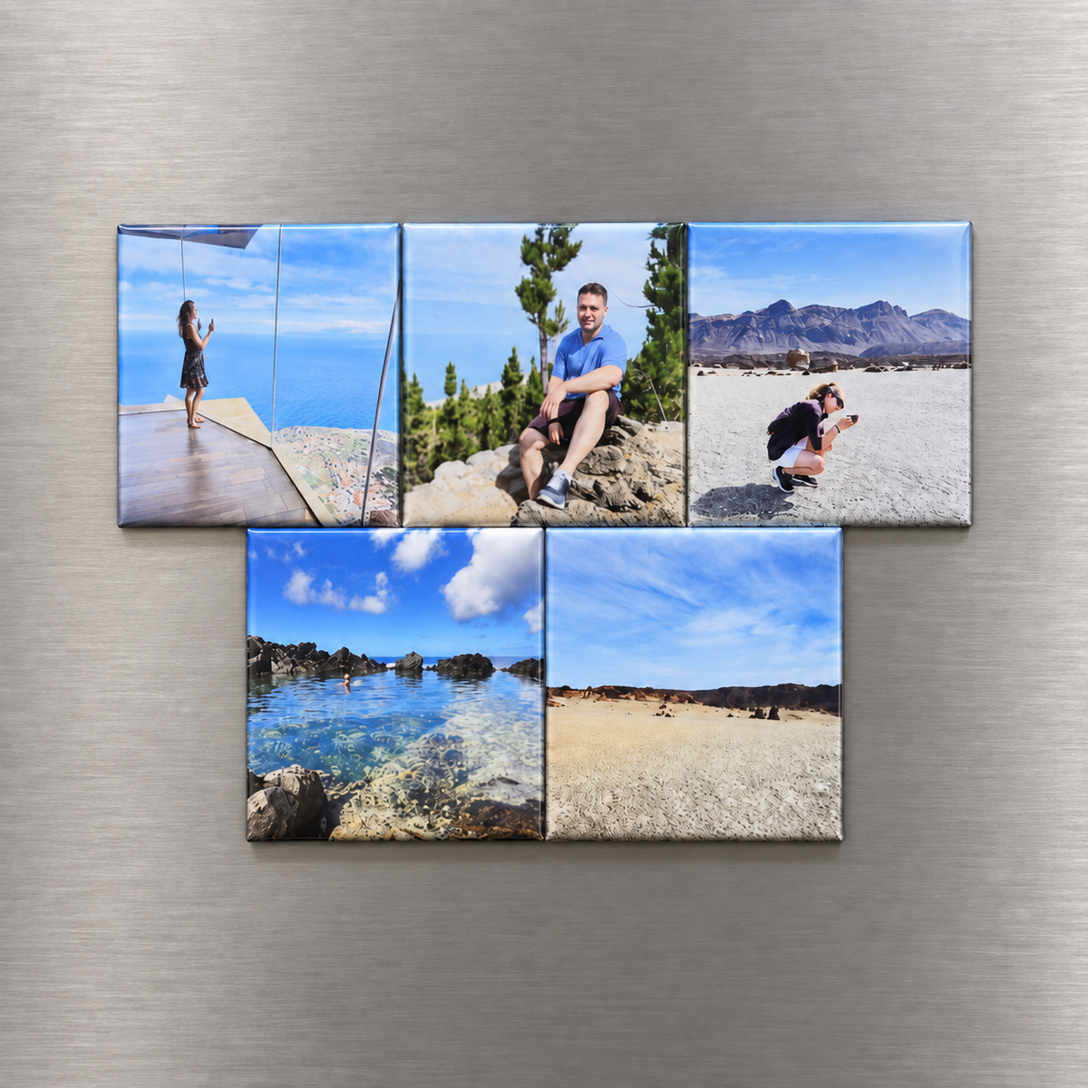 50mm x 50mm Photo Magnet 5-Pack