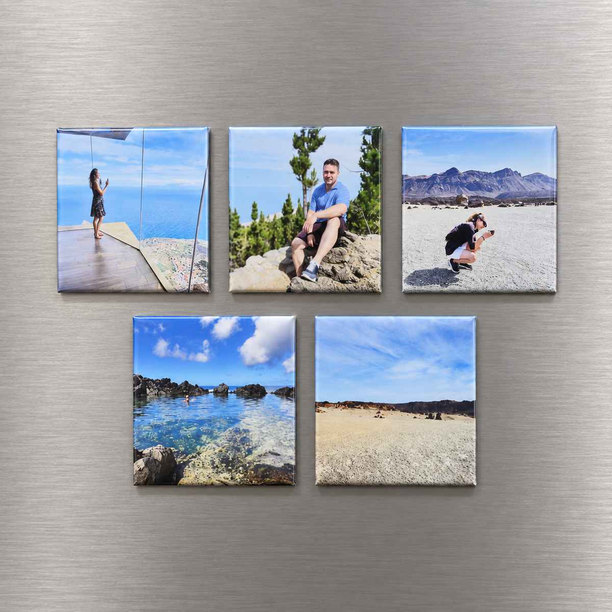 50mm x 50mm Photo Magnet 5-Pack