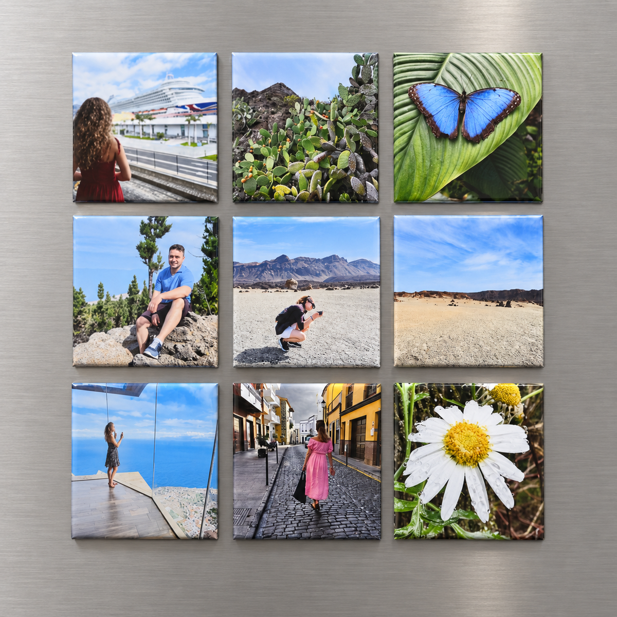 50mm x 50mm Photo Magnet 9-Pack