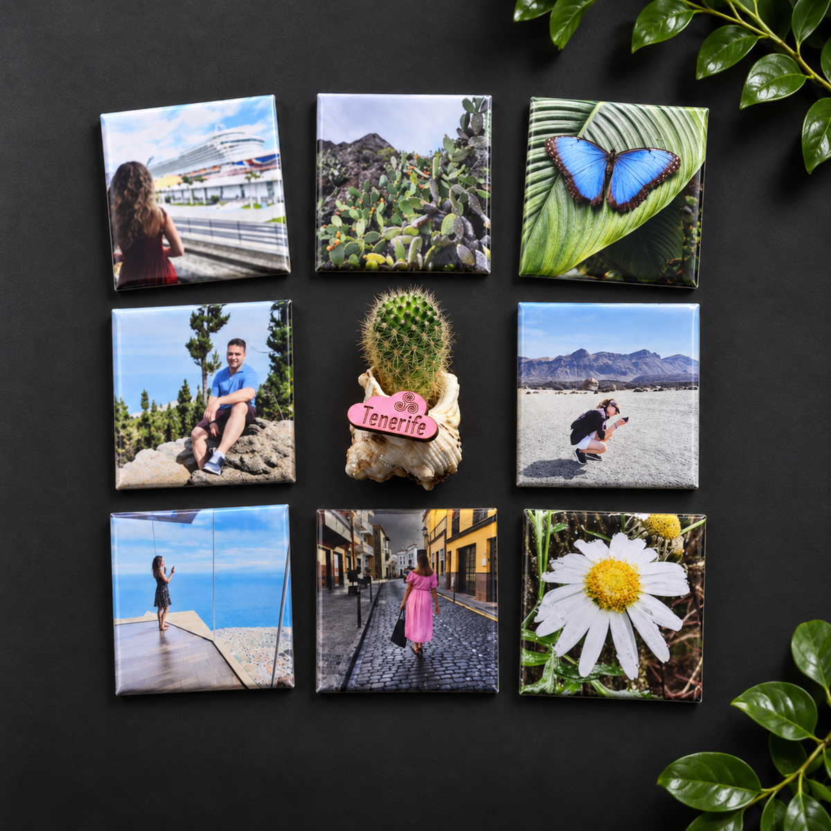 50mm x 50mm Photo Magnet 9-Pack
